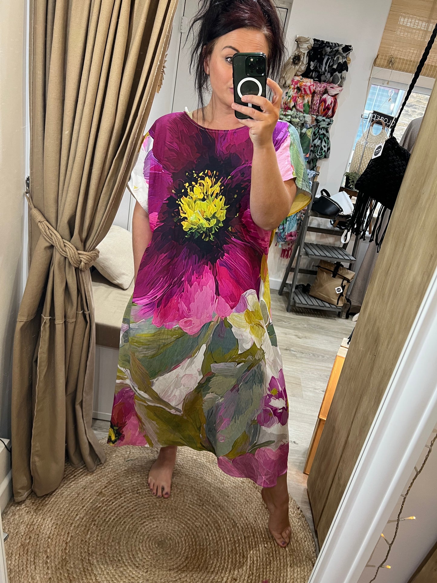 Tie Floral Dress
