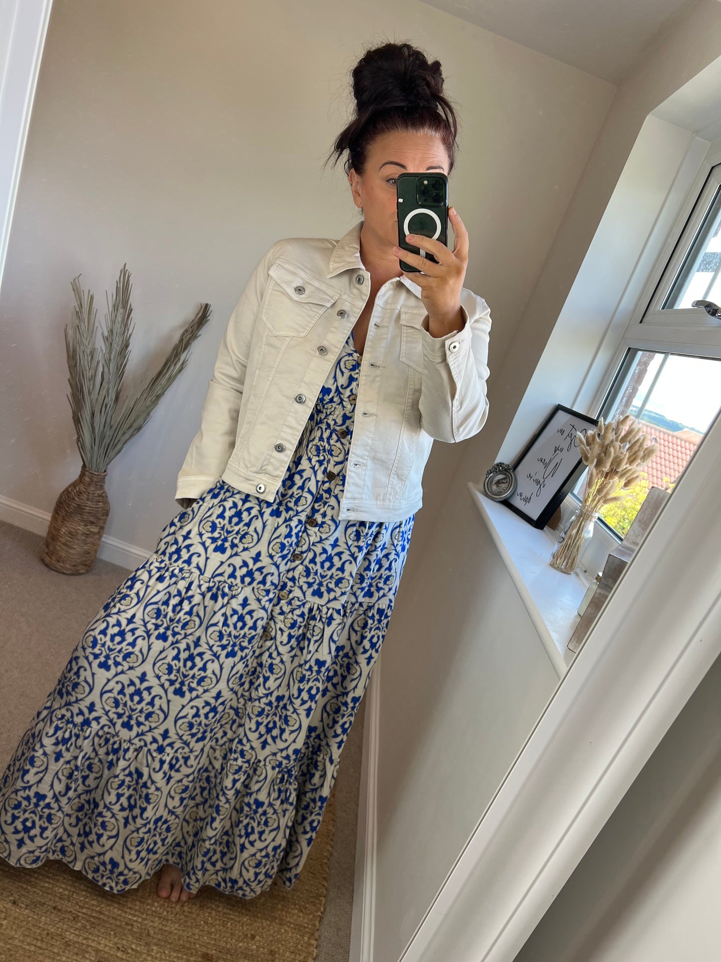 Denim Jacket - Cream