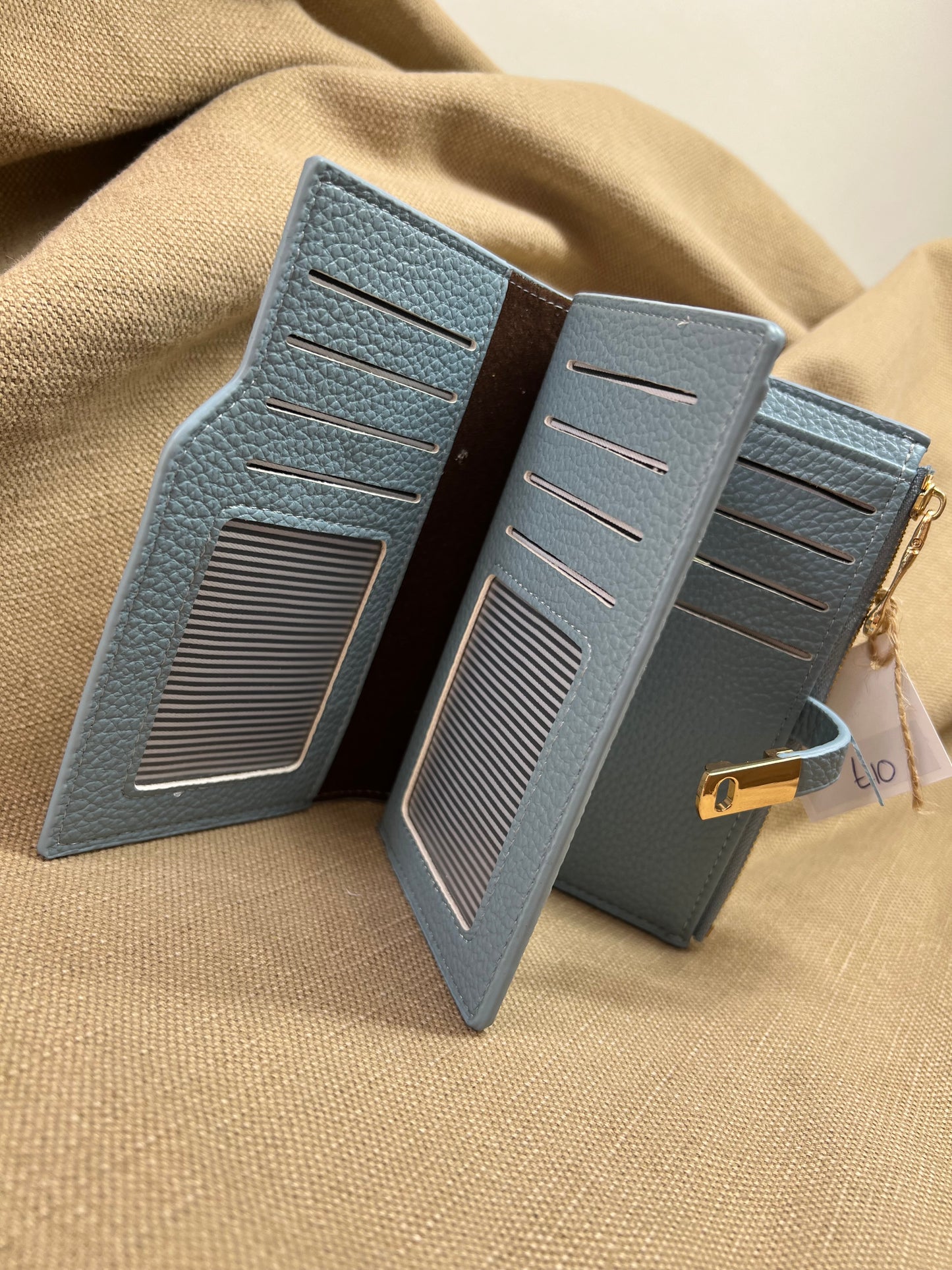 Multi Compartment Purse - Blue