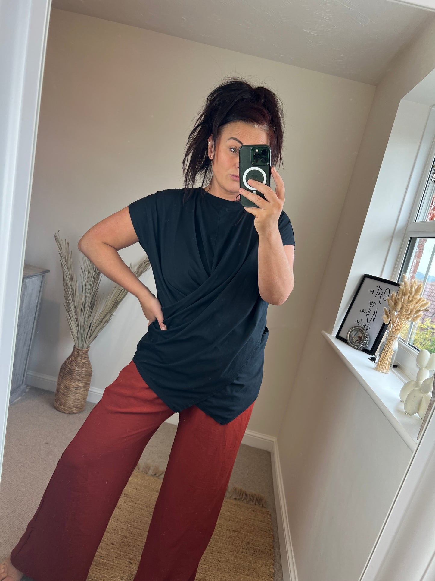 Crossover Top - Black