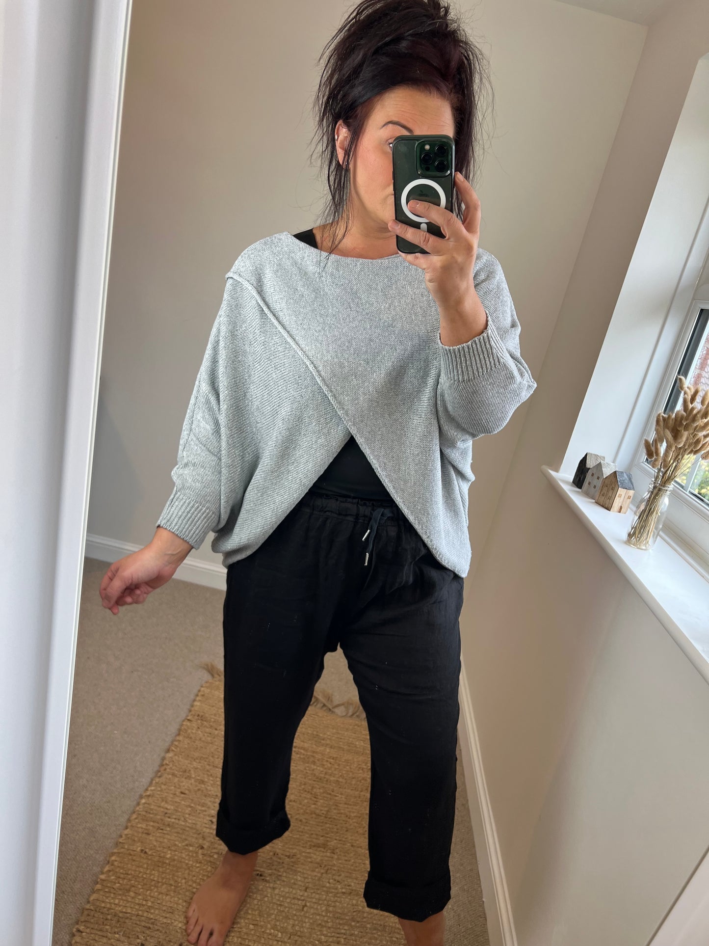 Wrap Knit - Grey