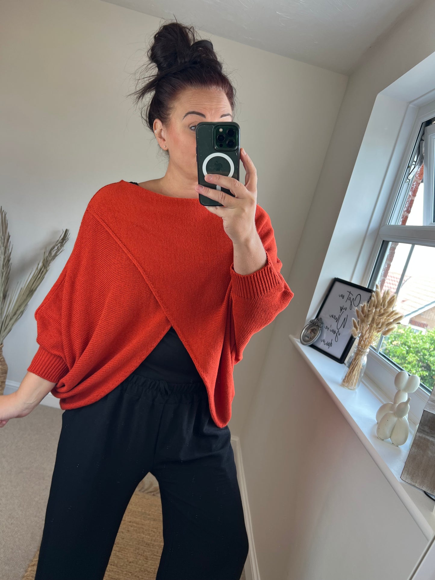 Wrap Knit - Rust