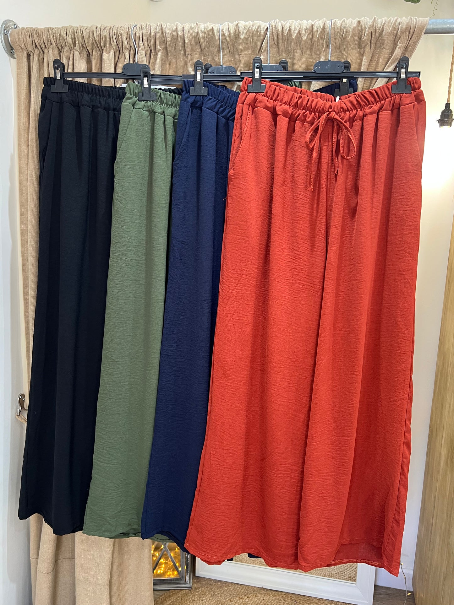 Wide Leg Trousers (4 colours)
