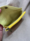 Long Leather Purse - Yellow