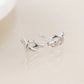 Peace of Mind - Silver Plated Dainty Knot Earrings