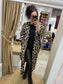 Long Leopard Print Cardigan