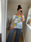 Broderie Anglaise Lemon Top