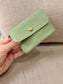 Leather Purse - Moss