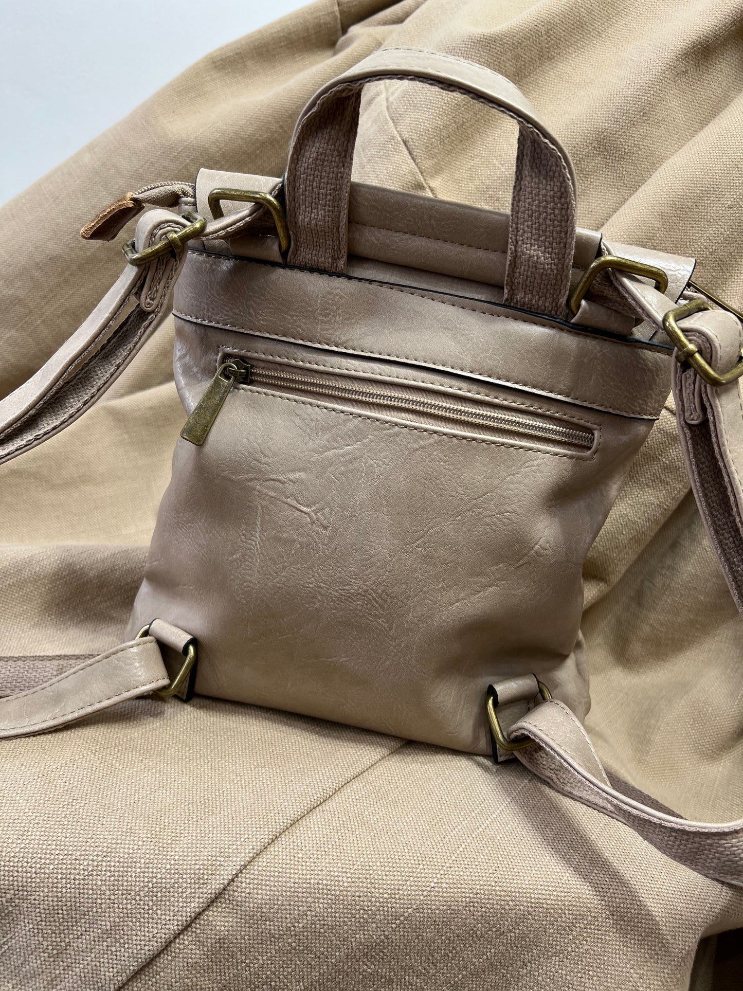 Small Rucksack - Beige