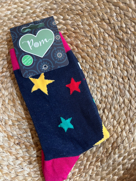 Peace Of Mind - Ladies Socks - Star
