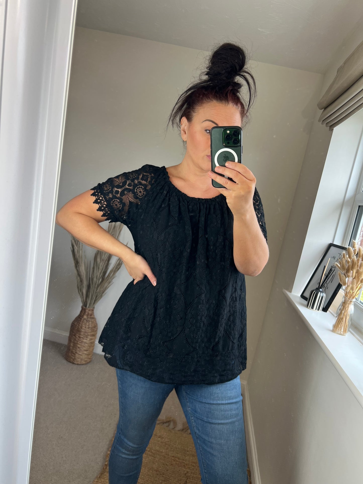 Lace Top - Black