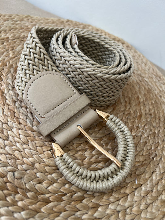 Chunky Waist Belt - Cream