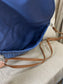 Straw Bag (Clutch/Crossbody) - Navy