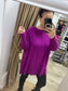 Round Neck Jumper - Magenta