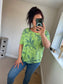 Leaf Cotton Top - Lime