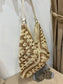 Straw Two Tone Bag - Beige