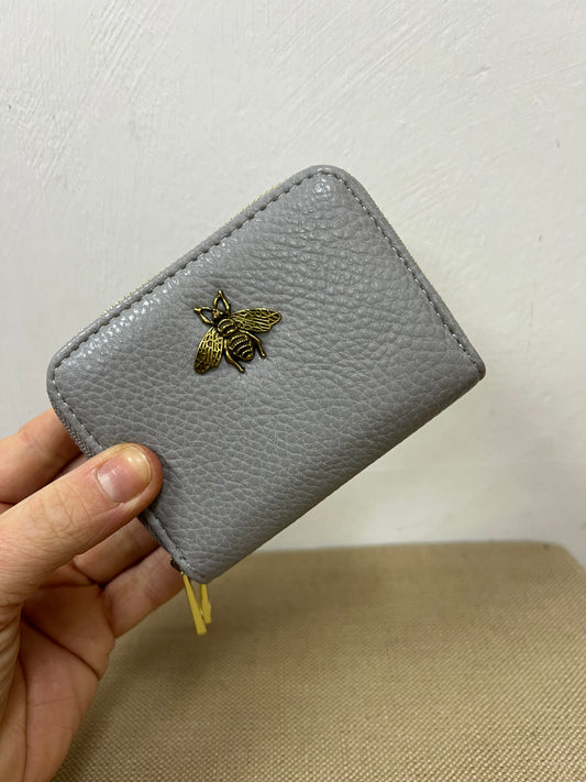 Double Bee Cardholder & Purse - Grey