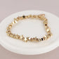 Peace of Mind - Silver Plated Gold Star Bracelet