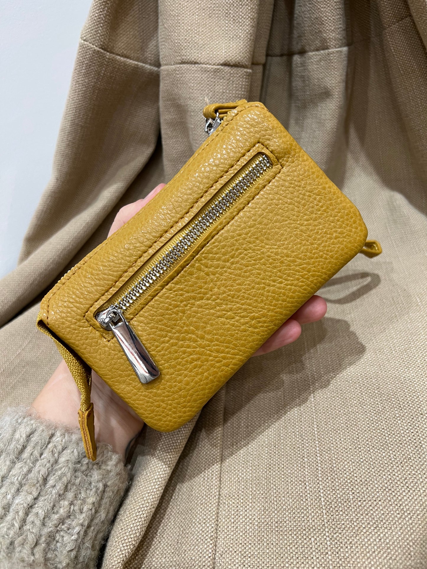 Wristlet Purse - Mustard