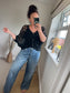 Crochet Scooped Cardi - Black