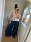 Crochet Cropped Vest - Cream