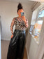 Mesh Layering Top - Leopard Cream