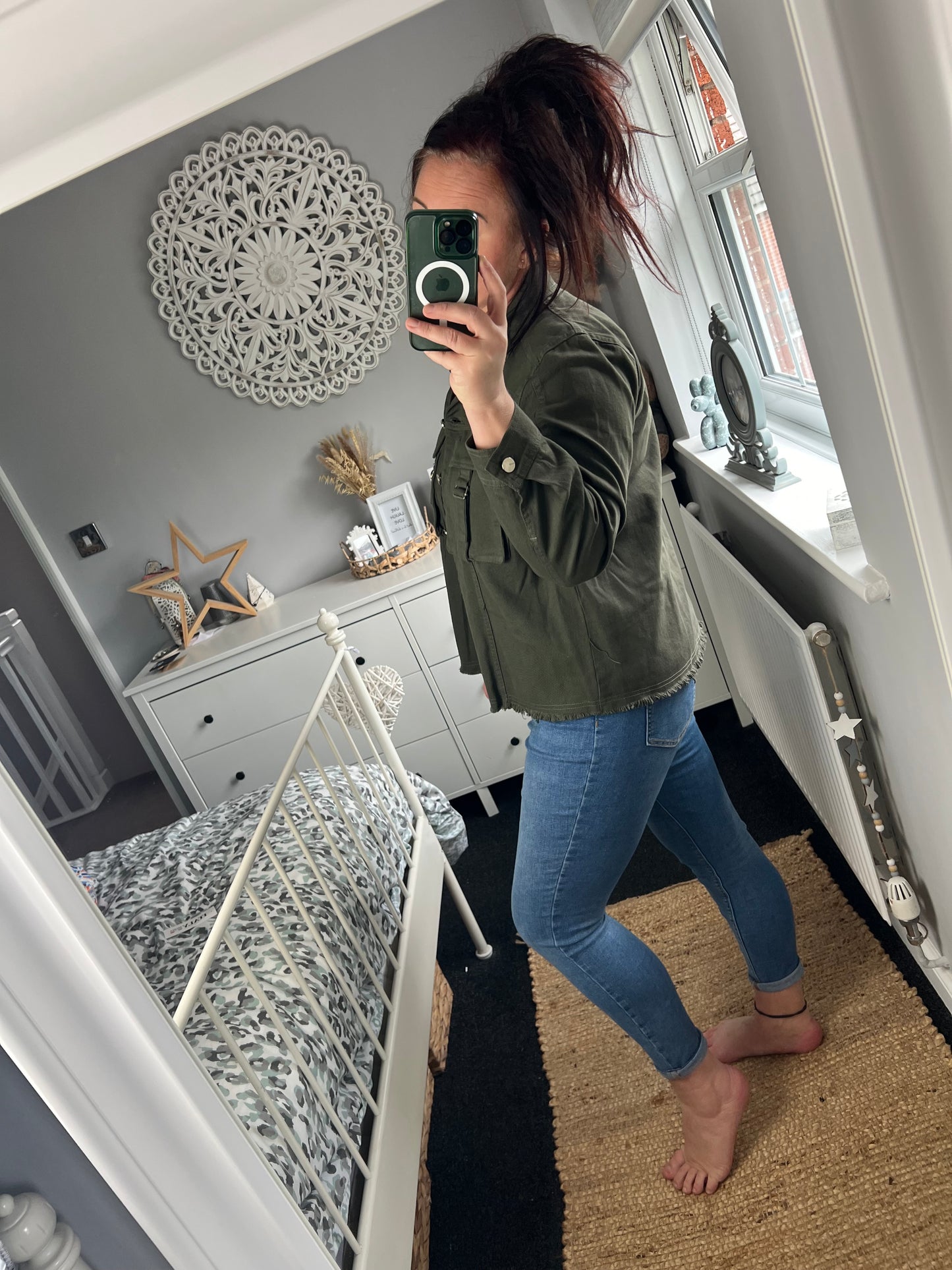 Denim Jacket - Khaki