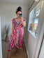 Wrap Dress - Cerise