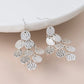 Peace of Mind - Silver Plated Hammered Disc Earrings