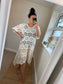 Crochet Beach Dress - Beige
