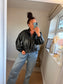 Faux Leather Jacket - Black