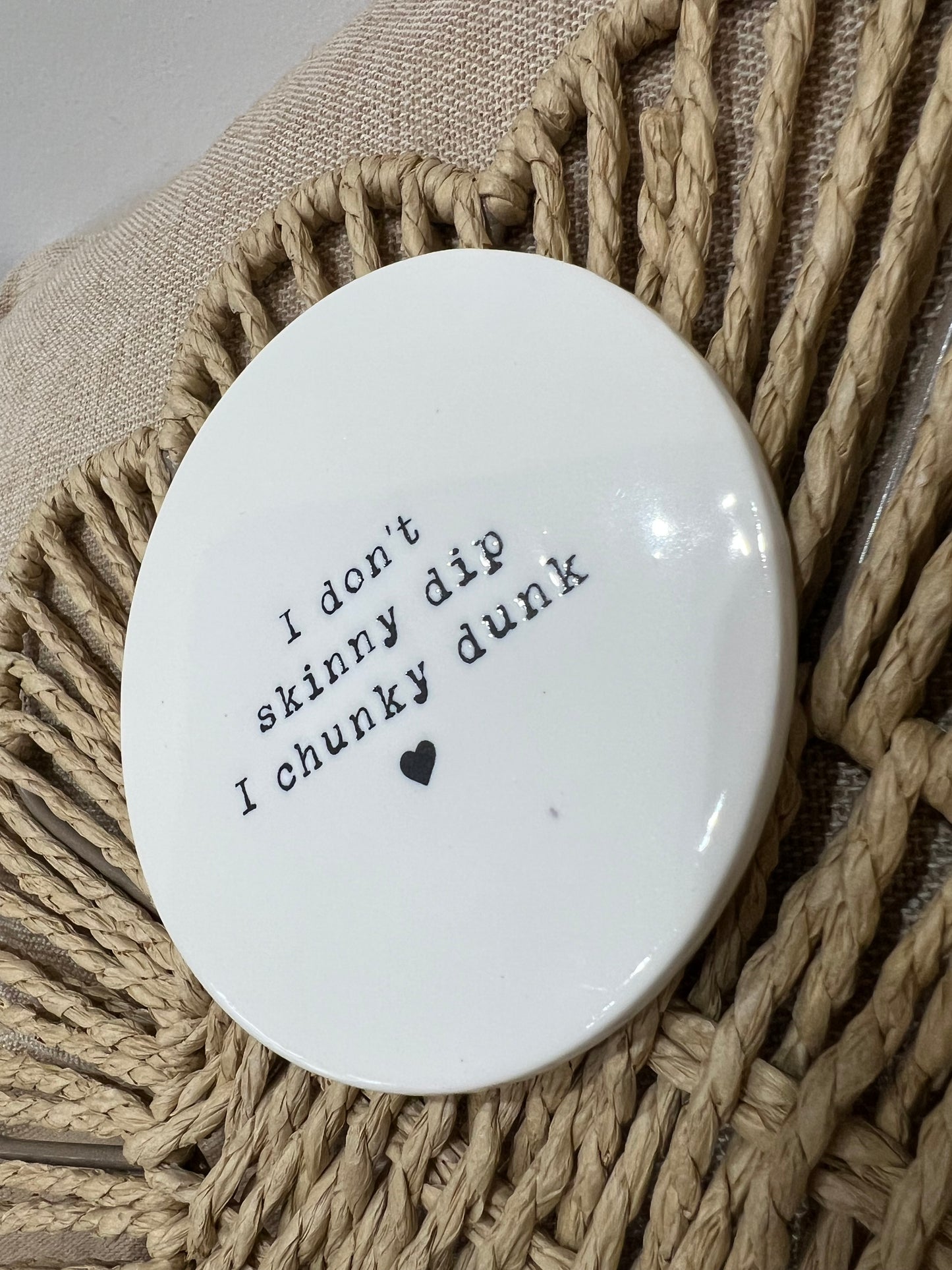 Porcelain Coaster - Skinny Dip