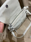 Fold Over Crossbody Bag - Cream