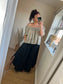 Linen Floaty Trousers - Black