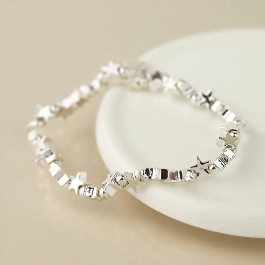 Peace of Mind - Silver Plated Star Bracelet