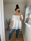Lace Top - White
