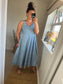 Denim Leopard Dress