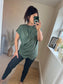 Crossover Top - Khaki
