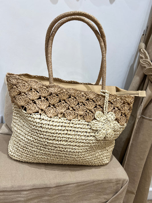 Straw Beach Bag