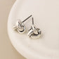 Peace of Mind - Silver Plated Infinity Knot Earrings