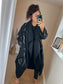 Cocoon Open Coatigan - Black