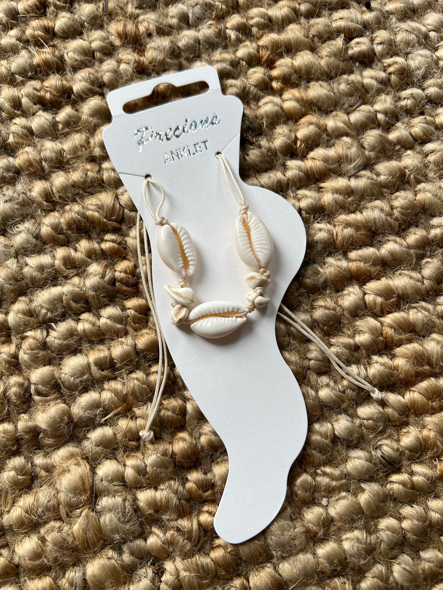 Adjustable Anklet Bracelet - Shell