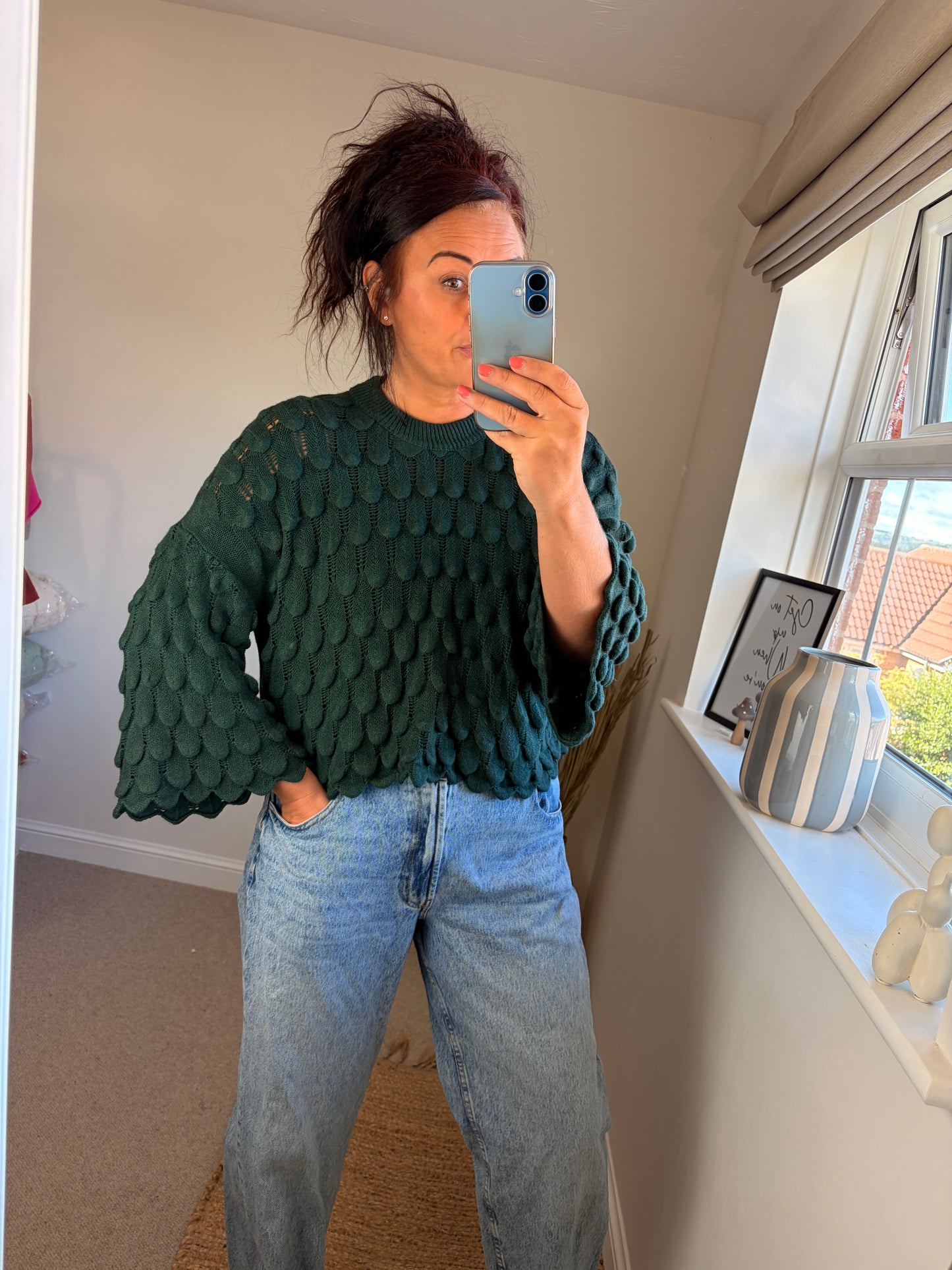 Tear Drop Jumper - Green