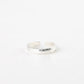 Silver Plated Adjustable Toe Ring - Minimalist