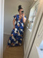 LOTTIE Maxi Button Dress with Pockets - Navy