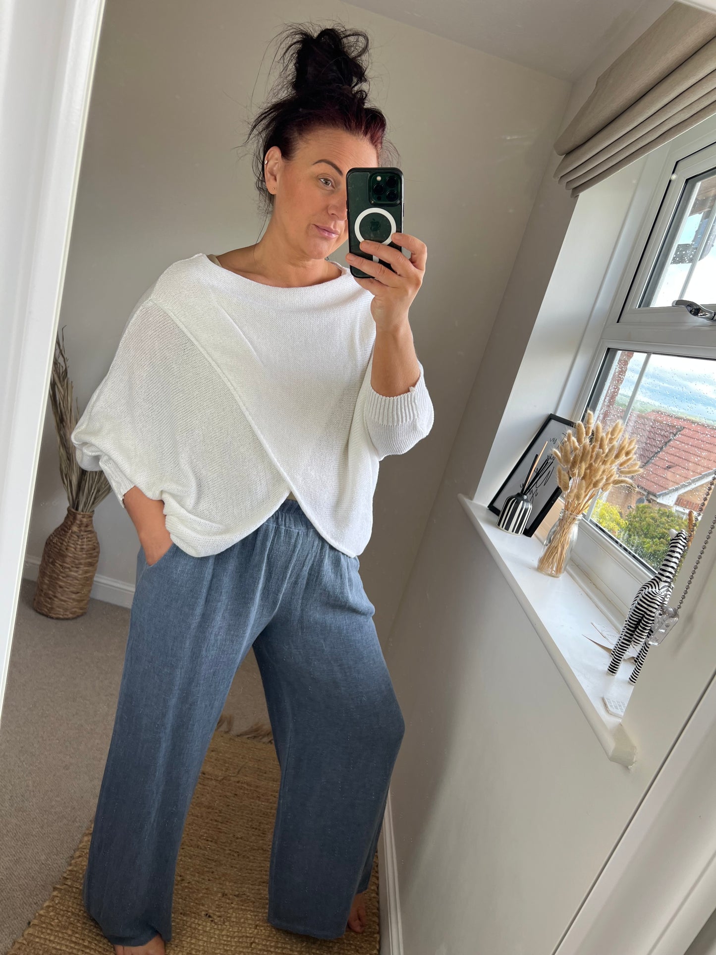 Wrap Knit - White