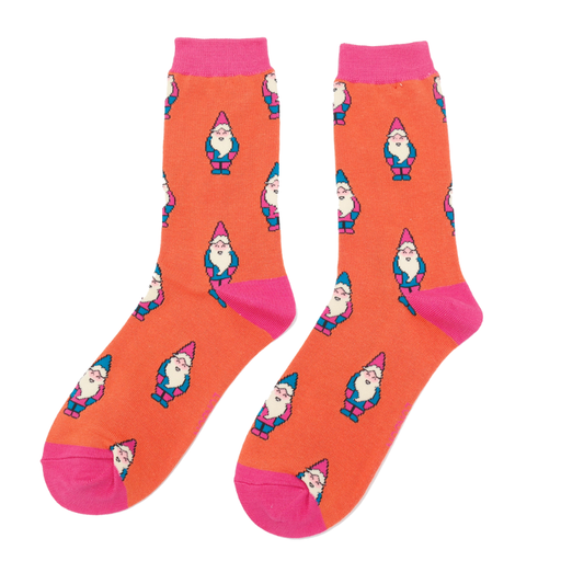 Miss Sparrow Bamboo Socks - Gnomes