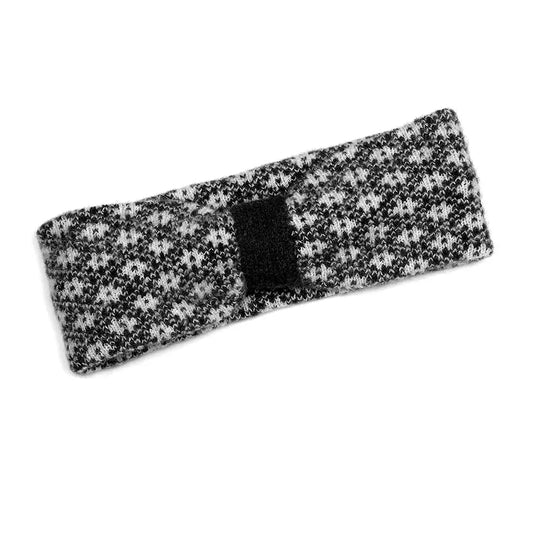Recycled Blend Knitted Headband - Black