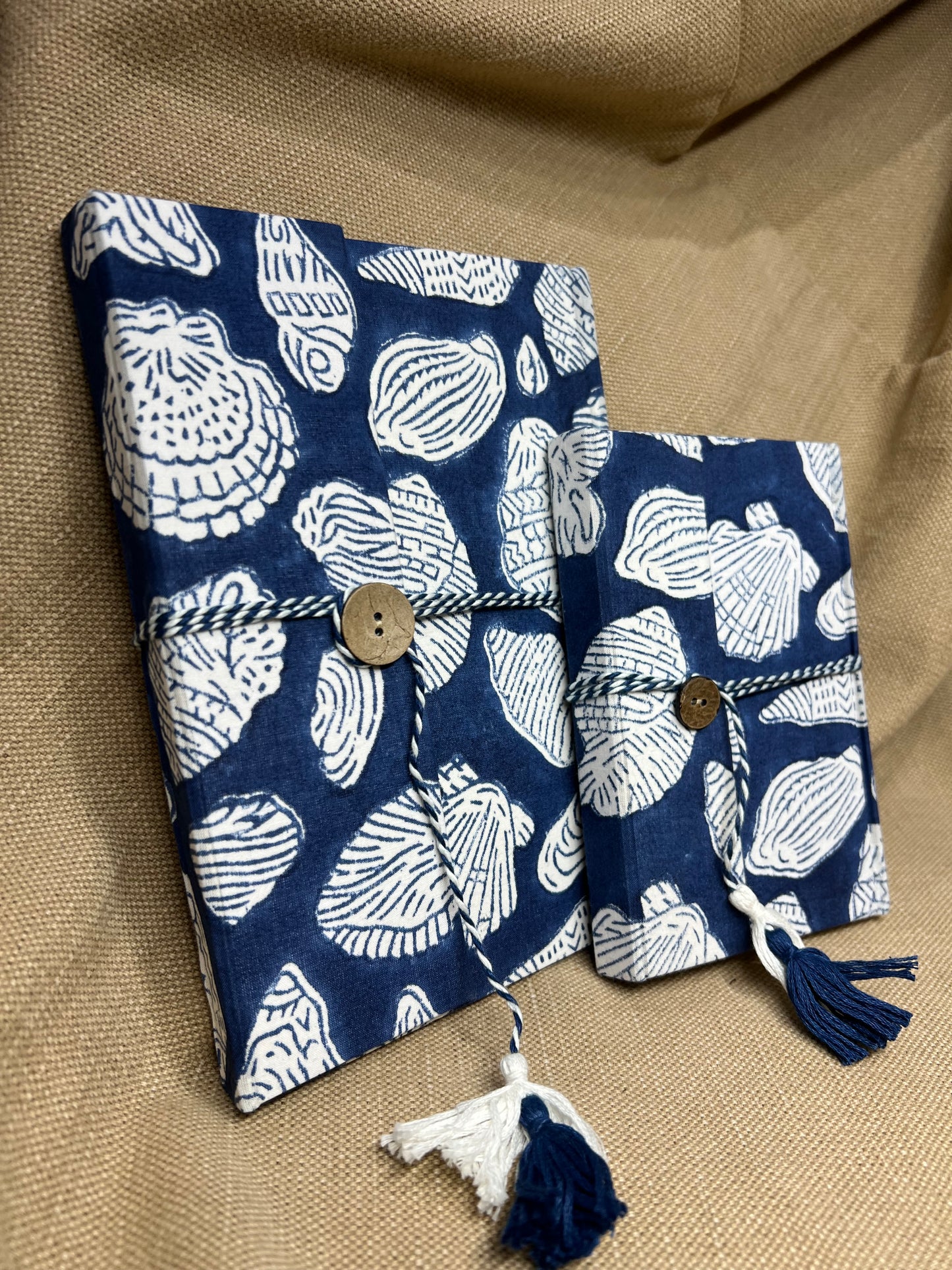 (Notebook (2 Sizes) - Seashells