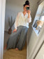 Ruffle Shirt - White